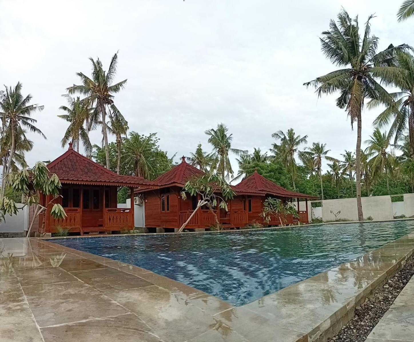 Welly Bungalow Hotel Gili Trawangan Exterior photo